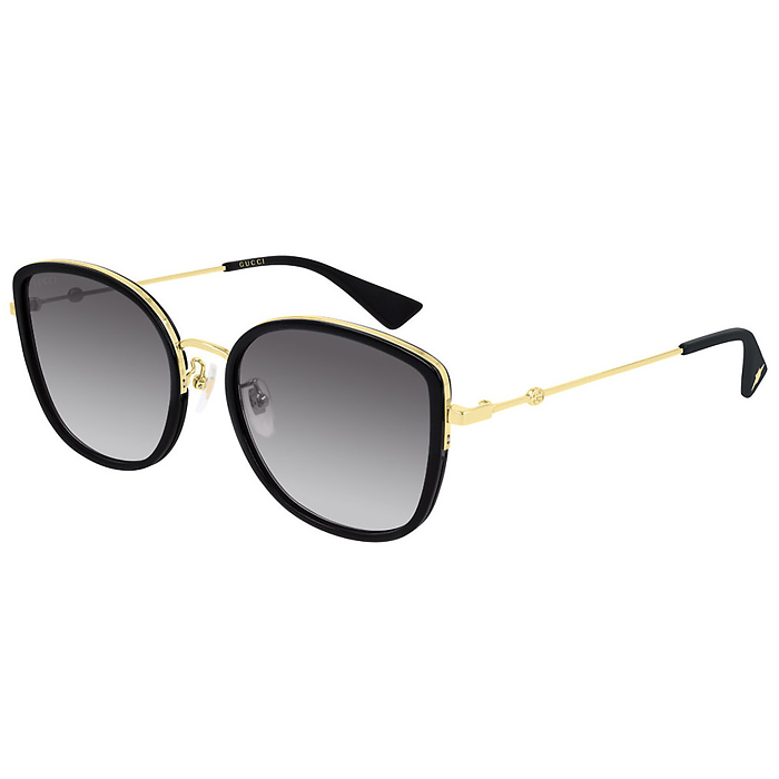 Женские солнцезащитные очки GUCCI 0606SK 001 | Оригинальные модные женские солнцезащитные очки GUCCI | Женские солнцезащитные очки Gucci 0606SK 001 купить онлайн с быстрой доставкой по России
