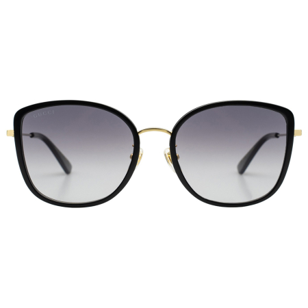 Женские солнцезащитные очки GUCCI 0606SK 001 | Оригинальные модные женские солнцезащитные очки GUCCI | Женские солнцезащитные очки Gucci 0606SK 001 купить онлайн с быстрой доставкой по России