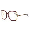 Женские очки для зрения GUCCI 0592O 003 | Оригинальная модная женская оправа для очков GUCCI | Оправа для женских очков Gucci 0592O 003 купить онлайн с быстрой доставкой по России